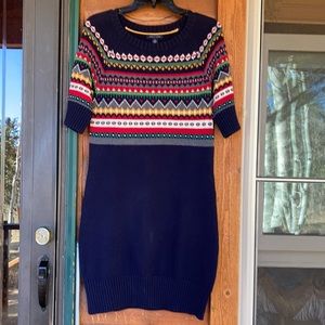Tommy Hilfiger Sweater Dress Blue Size M Good Condition